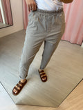 Peg Trousers - Taupe