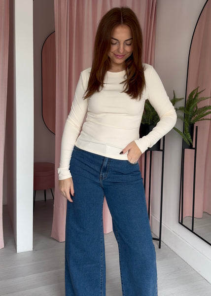 Essential Long Sleeve Top - Cream