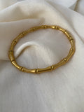 Bamboo Bangle - Gold