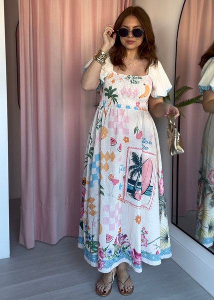 *PRE ORDER* Dolce Vita Printed Cotton Maxi