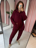 Hoodie & Leggings Co-ord - Burgandy