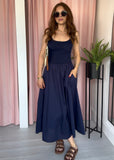Leni Dress - Navy