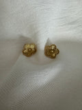 Clover Stud Earrings - Gold