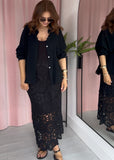 Cotton Crinkle Shirt - Black