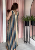 Missi Zig Zag Dress - Blue