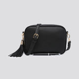 Crossbody Bag Gold Hardware - Black