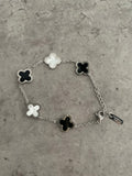 Clover Bracelet - Silver Mix