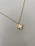 Clover Necklace - Gold Mix