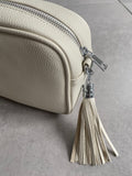 Crossbody Bag Silver Hardware - Ecru