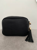 Crossbody Bag Gold Hardware - Black