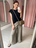 Palazzo Trousers - Taupe