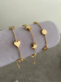 Happiness Stacker Bracelet - Gold