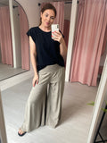 Palazzo Trousers - Taupe