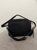 Crossbody Bag Gold Hardware - Black